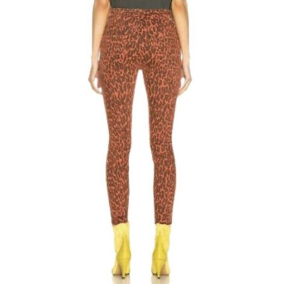 Mother Denim High Waisted Looker Animal Attraction Ankle Fray Jeans Size 24 - Picture 3 of 11